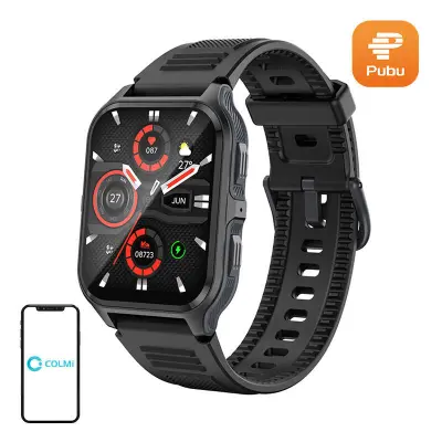 COLMI PAMETNA URA P73 ZA ANDROID IPHONE Z ZASLONOM NA DOTIK IN MERITVEM SRČNEGA UTRIPA
