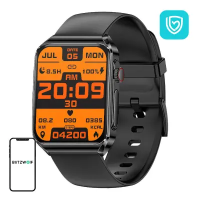 BLITZWOLF PAMETNA URA BW-HL6 ZA ANDROID IOS S ČISTIM ZASLONOM NA DOTIK