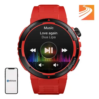 ZEBLAZE PAMETNA URA ARES 3 PLUS ZA ANDROID IOS FITNES PEDOMETER MERILEC SRČNEGA UTRIPA
