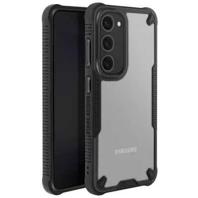 Ohišje za Samsung Galaxy S24 FE Anti-Tracking Matte Back, Črna