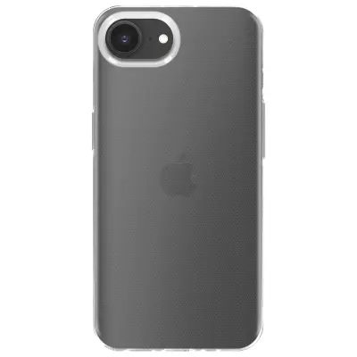 Ohišje za iPhone 16e Obris Silikon, Prozorno