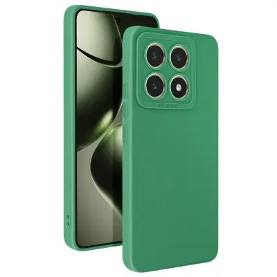 Ohišje za Xiaomi 14T Silikon Matte Camera Block Protected, Zelena