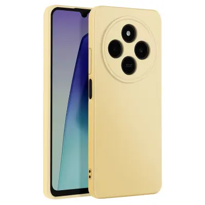 Ohišje za Xiaomi Redmi 14C Poltrdi Mehak dotik Proti sledenju, Rumena