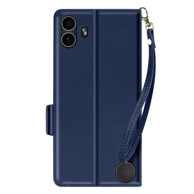 Ohišje za telefon Nothing CMF Phone 1 Clap Wrist Strap Wallet Stand, Modra