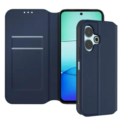 Torbica s preklopom za Xiaomi Redmi 13 4G, Modra noč