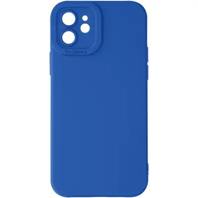 Ohišje za iPhone 12 Zaščitena kamera s podlogo, Modra