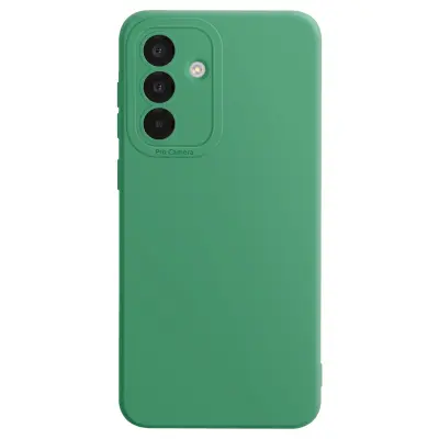 Ohišje za Samsung Galaxy A36 Silikonsko gladko zaščiteno ohišje za kamero, Zelena
