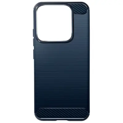 Ohišje za Xiaomi 14 Silikonska zaščita Brushed Effect Design, Modra noč
