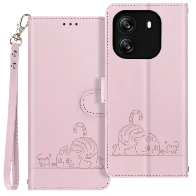 Torbica s preklopom za Blackview Wave 6C Večnamenski ventil, Rose clair
