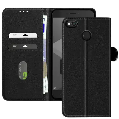 Ohišje za Xiaomi Redmi 4X Clamshell Wallet and Video Holder, Črna