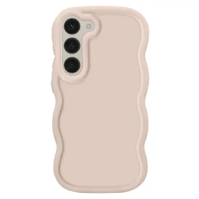 Ohišje za Samsung Galaxy S23 serija Silikon Odporen na udarce Candy, Bež