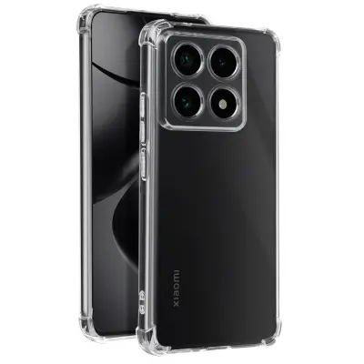 Ohišje za Xiaomi 14T Pro protipotresni prožni ojačani vogali, Prozorno