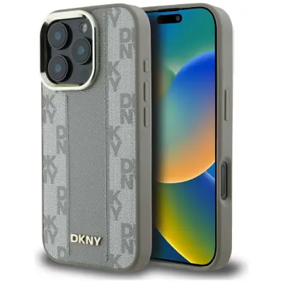 OVITEK DKNY V KARIRANEM VZORCU IPHONE 16 PRO MAX ZA OVITEK MAGSAFE