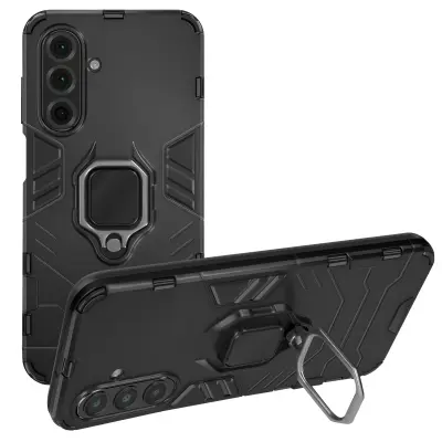 Ohišje za Samsung Galaxy A26 Odporno na udarce Podporni obroč, Črna