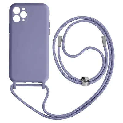 Vrvno ohišje za iPhone 11 Pro Max Mehak dotik, Lavanda