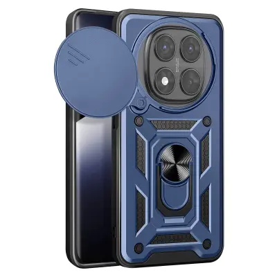 Ohišje za Xiaomi Redmi Note 14 Pro in 14 Pro Plus Camera Cover Ring, Modra
