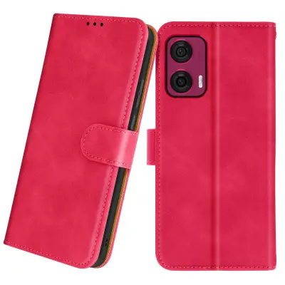 Torbica za Motorola Edge 50 Fusion Držala za kartice in videoposnetke, Fuksija