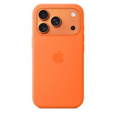 Ovitek APPLE iPhone 17 Pro Silicone Case z MagSafe, Orange