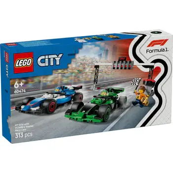LEGO City 60474 Startna črta F1® z dirkalnikoma VCARB in Sauber