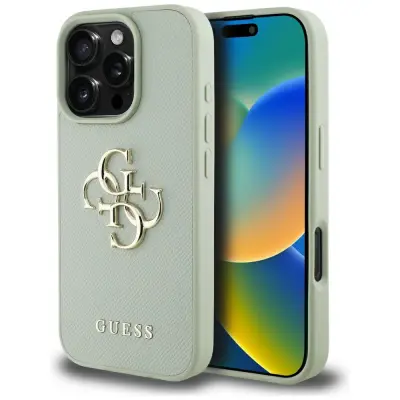 GUESS CASE GRANULATED LOGO BIG 4G SMALL ZA IPHONE 16 PRO MAX ZAŠČITNA