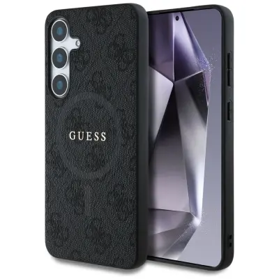 GUESS CASE USNJEN 4G RING ZA SAMSUNG GALAXY S25 Z ZA MAGSAFE DESIGN