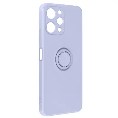 Ohišje s prstanom za Xiaomi Redmi 12 Prilagodljiv s podpornim obročem, Lavanda