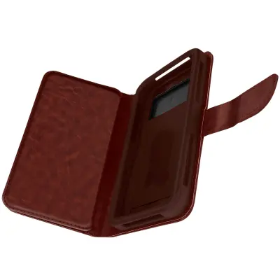 Ovitek za pametni telefon 4,3 do 4,7'' Denarnica Mutirangements Camera Slide, Rjava