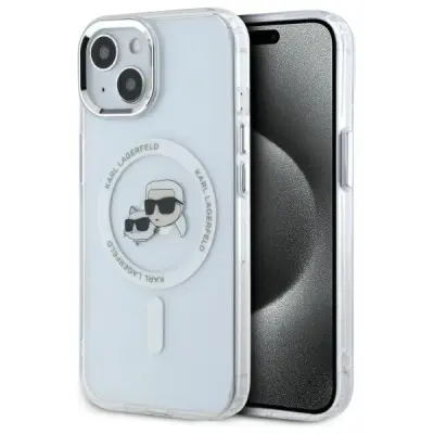 OVITEK KARL LAGERFELD ZA IPHONE 15 6.1 KARL&CHOUPETTE IML KOVINSKI Z ZA MAGSAFE
