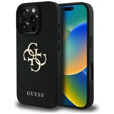 OVITEK GUESS CASE TPU ZA IPHONE 16 PRO 4G LOGO MAJHNI KLASIČNI LOGO