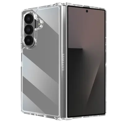 Ovitek za Galaxy Z Fold 7 Mehka zaščita proti udarcem Ultra odporen, Prozorno