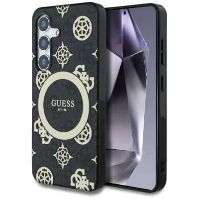 OVITEK GUESS ZA SAMSUNG GALAXY S25 Z MAGSAFE IN VZORCEM PONY GALVANIZIRAN