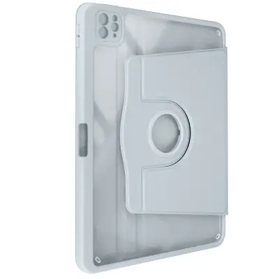 Torbica s preklopom za iPad Pro 11 2024 Podporni ventil v stanju pripravljenosti, Bledo modra