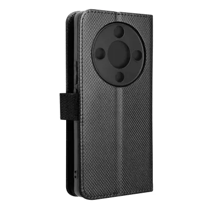 Ovitek za Honor Magic 6 Lite 5G Wallet Flip Stand Video, Črna