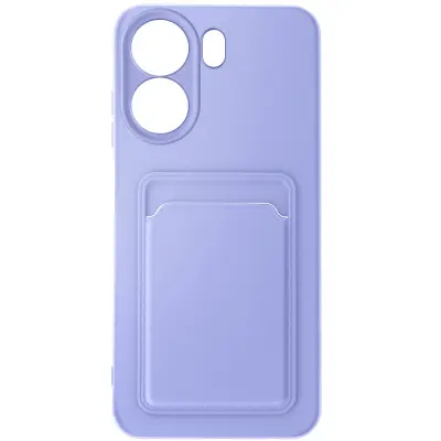 Ovitek za Xiaomi Redmi 13C mehko držalo za kartice, Lavanda