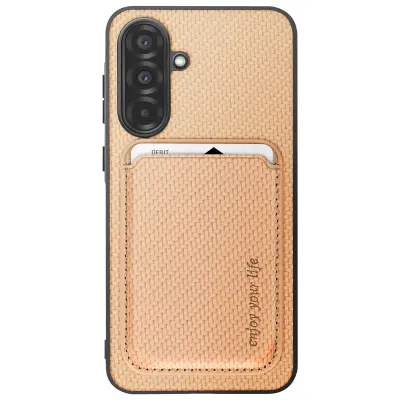 Ohišje za Samsung Galaxy A56 snemljivo držalo za kartice, Zlata