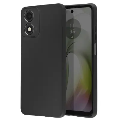 Ovitek za Motorola Moto E14 Soft Mate, Črna