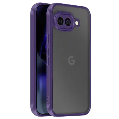 Ohišje za Google Pixel 9a, odporno proti udarcem in z ojačanimi vogali, Vijolična