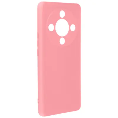 Ohišje za Honor Magic 6 Lite 5G Poltrdna mehka na dotik, Rose clair