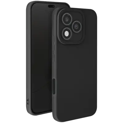 Ovitek za Honor 400 Lite Silikonski gladki zaščitni blok za kamero, Črna