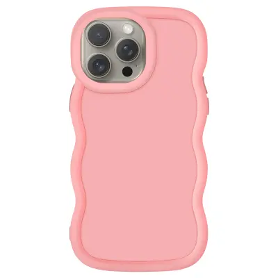 Ohišje za iPhone 15 Pro Silikonsko protipotresno ohišje serije Candy, Roza