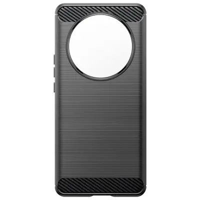 Ovitek za Honor Magic 6 Lite 5G Flexible Carbon Effect, Črna