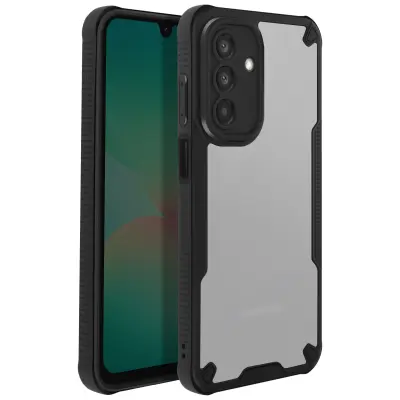 Ohišje za Samsung Galaxy A26 z ojačanimi vogali, Prozorno črna