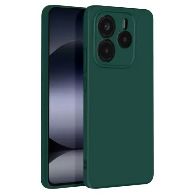 Ohišje za Xiaomi Redmi Note 14 5G Poltrdi Mehak dotik Proti sledenju, Temno zelena
