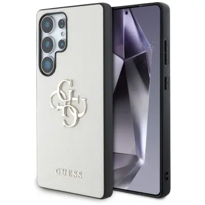 OVITEK GUESS ZA SAMSUNG GALAXY S25 ULTRA Z LOGOTIPOM 4G IN GRANULIRANO POVRŠINO