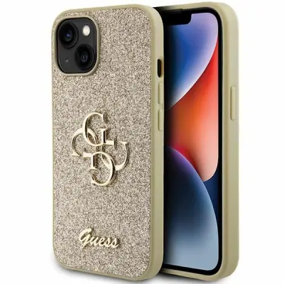 GUESS CASE HARDCASE BLEŠČEČA SKRITA ZA IPHONE 15 14 13 6.1 SIJOČI OKRASKI