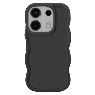Ohišje za Xiaomi Redmi Note 13 5G Odporen na udarce Silikonska serija Candy, Črna