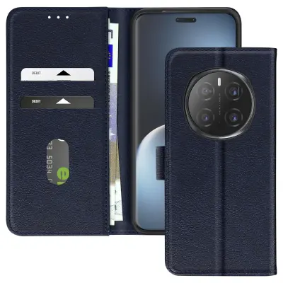 Ohišje za Honor Magic 7 Pro Clapet Wallet and Video Holder, Modra noč