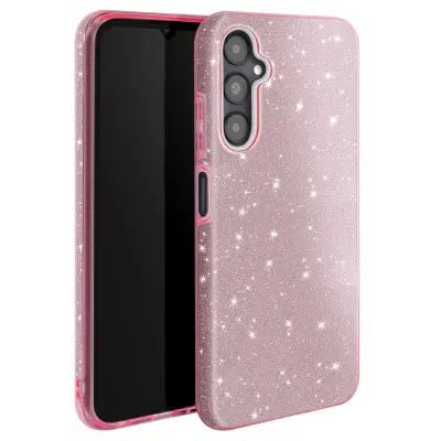 Ohišje z bleščicami za Samsung Galaxy A05S Odporen na udarce Glitter, Roza