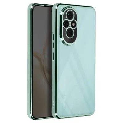 Ohišje za Honor 200 Pro Transparent Back Contour Chrome effect, Svetlo zelena