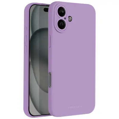 Roar, Ohišje za iPhone 16 Silikonska podloga Soft Touch Camera Protected, Vijolična